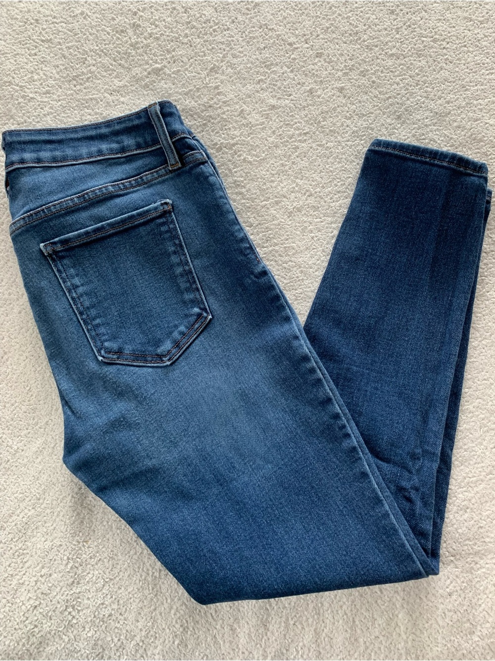 Just Black Blue Denim Jeans - Classic Mid Wash